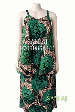 Spaghetti strap flare top and skirt