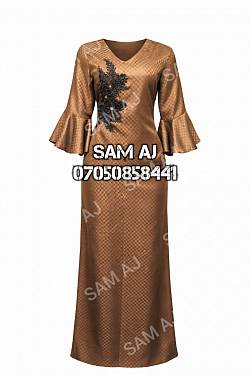 A-line gown