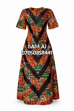 A-line gown