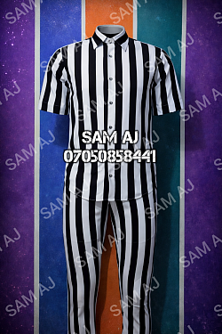 Stripe shirt and trouser